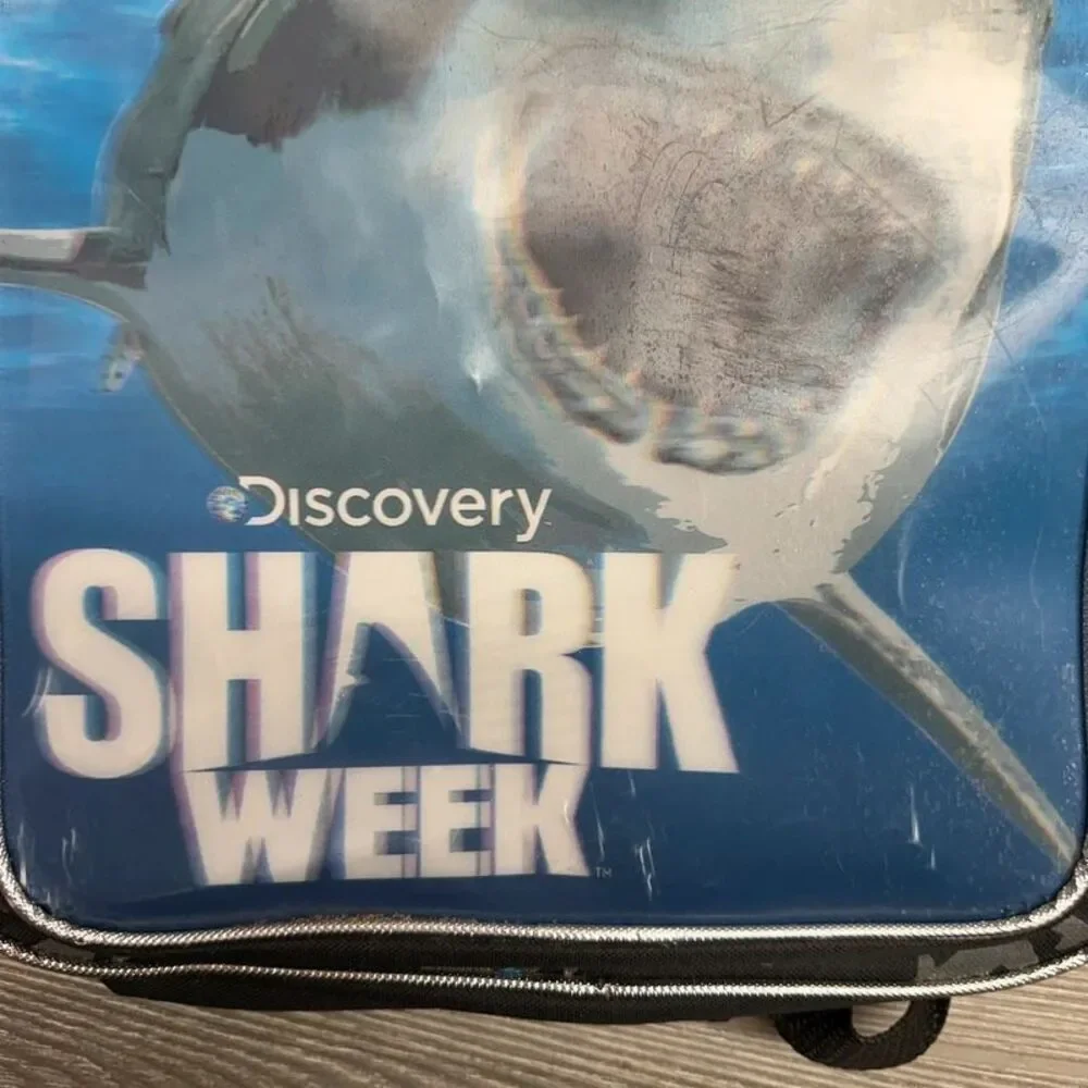 Discovery Channel Shark Week School Backpack Marine Ocean Biologist Great White